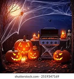 Soirée grillade Halloween